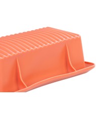 Forma MagicHome, na pečenie, na chlieb/bochník, silikón, červená, 24x12,5 cm