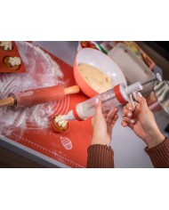 Pištoľ MagicHome, na zdobenie, cukrárska, s príslušenstvom, 28x9,5 cm