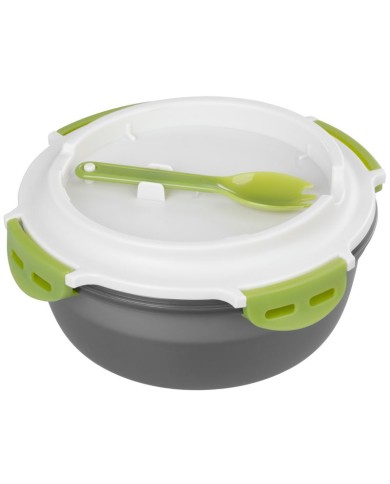 Obedár MagicHome, okrúhly, s vidličkou/lyžicou, 1200 ml, 21,1x9,7 cm