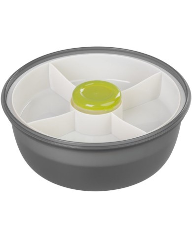 Obedár MagicHome, okrúhly, s vidličkou/lyžicou, 1200 ml, 21,1x9,7 cm