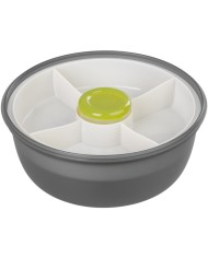 Obedár MagicHome, okrúhly, s vidličkou/lyžicou, 1200 ml, 21,1x9,7 cm