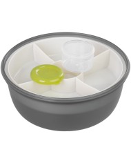 Obedár MagicHome, okrúhly, s vidličkou/lyžicou, 1200 ml, 21,1x9,7 cm