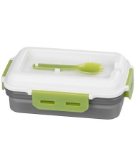 Obedár MagicHome, hranatý, s vidličkou/lyžicou, 1200 ml, 23x15x8,8 cm