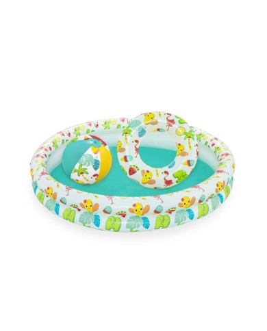 Bazénik Bestway® 51124, Play Pool Set, detský bazén, lopta, kruh, 122x20 cm