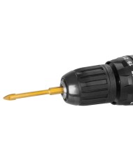 Sada vyrezávačov Strend Pro Premium, 6-8-10-12 mm, HEX, 6 mm vrták do skla diamant, korunky, professional