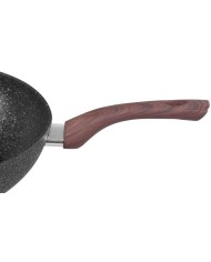 Panvica Wok MagicHome Black Marble Line, 28 cm
