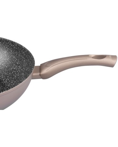 Panvica Wok MagicHome Coffee Brown Line, 28 cm