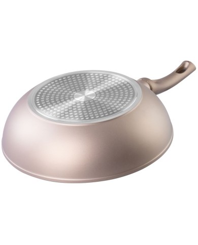 Panvica Wok MagicHome Coffee Brown Line, 28 cm