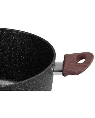 Hrniec MagicHome Black Marble Line, 28 cm, 5900 ml, s pokrievkou