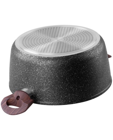 Hrniec MagicHome Black Marble Line, 28 cm, 5900 ml, s pokrievkou