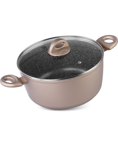 Hrniec MagicHome Coffee Brown Line, 28 cm, 5900 ml, s pokrievkou