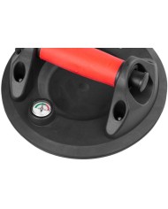 Držiak skla Strend Pro, prísavný, 1-kupolový, s manometrom, 20 cm, max. 150 kg