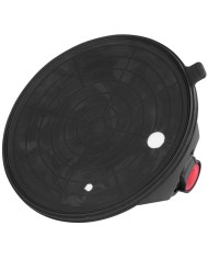 Držiak skla Strend Pro, prísavný, 1-kupolový, s manometrom, 20 cm, max. 150 kg