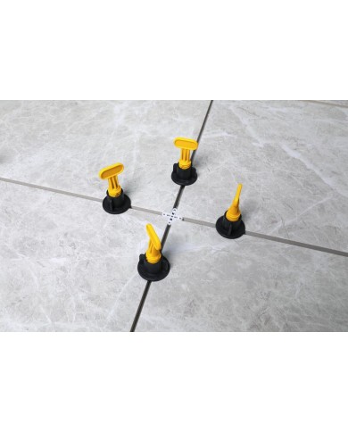 Sada nivelačná Strend Pro, 1x kľúč, 50x T-medzerník, 50x klobúčik