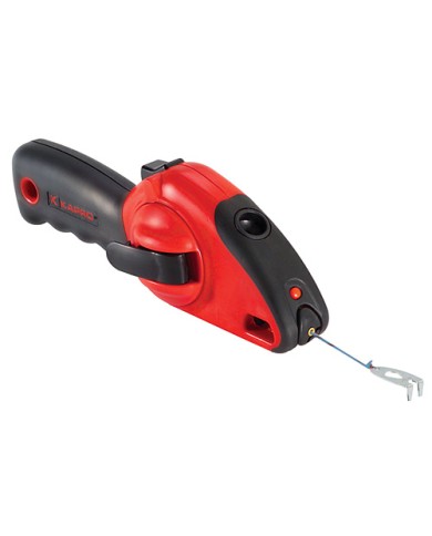 Šnúra murárska KAPRO® 214, L-30 m, s navíjačom SureGrip, s vodováhou