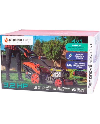 Kosačka Strend Pro QL46PD-139, benzínová, 2,4 kW, záber 46 cm, s pojazdom, LONCIN, s elektrickým štartovaním