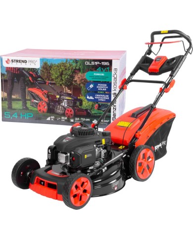 Kosačka Strend Pro QL51P-196, benzínová, 4,0 kW, záber 51 cm, s pojazdom, LONCIN