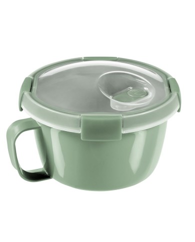 Dóza Curver® SMART TO GO ECO, 900 ml, s uškom, jemná zelená, hrnček 96x157x157 mm
