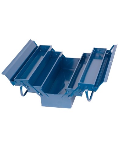 Kufor na náradie TB101B, 430x200x210 mm, 5 dielny, kovový box