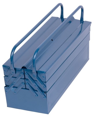 Kufor na náradie TB101B, 430x200x210 mm, 5 dielny, kovový box