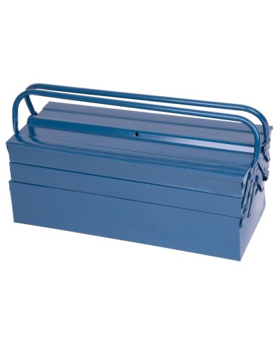 Kufor na náradie TB101B, 430x200x210 mm, 5 dielny, kovový box