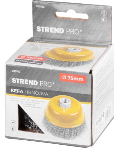 Kefa Strend Pro CCB-501, 75 mm, hrncová, vlnitá, M14x2, drôt 0.3 mm