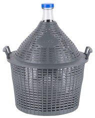 Demižón Strend Pro Cada Inco, 20 lit. sklenený, demižón na víno a pálenku, plastový kryt