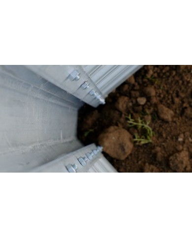 Záhon Strend Pro Garden, 200x100x77cm, 3D dizajn drevo, kov, vyvýšený