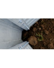 Záhon Strend Pro Garden, 200x100x77cm, 3D dizajn drevo, kov, vyvýšený