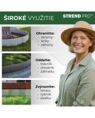 Lem Strend Pro Garden, 150 mm, L-6 m, trávnikový, kovový