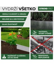 Lem Strend Pro Garden, 150 mm, L-6 m, trávnikový, kovový