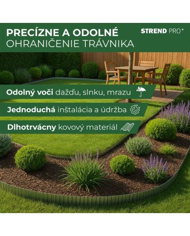 Lem Strend Pro Garden, 150 mm, L-6 m, trávnikový, kovový
