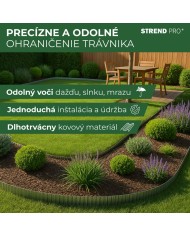 Lem Strend Pro Garden, 150 mm, L-6 m, trávnikový, kovový
