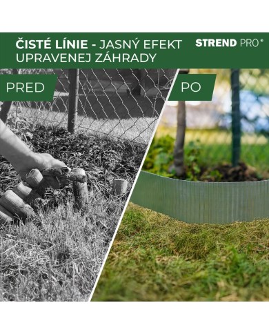Lem Strend Pro Garden, 150 mm, L-6 m, trávnikový, kovový