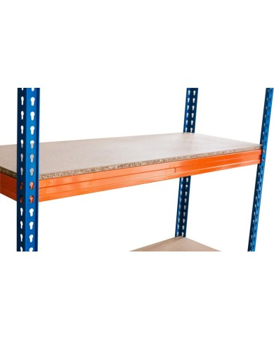 Regál Racks RAT60 HD, kovový, 4 police, 1800x1800x600 mm, max. 600 kg/polica