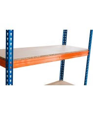Regál Racks RAT60 HD, kovový, 4 police, 1800x1800x600 mm, max. 600 kg/polica