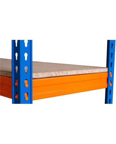 Regál Racks RAT60 HD, kovový, 4 police, 1800x1800x600 mm, max. 600 kg/polica