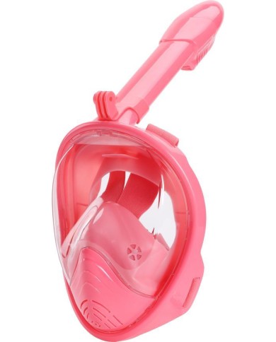 Maska šnorchlovacia Destiny, celotvárová, pre deti, 4+, XS, ružová