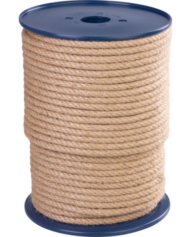 Lano Strend Pro Premium, jutové, prírodné, 8 mm, stáčané, L-100 m