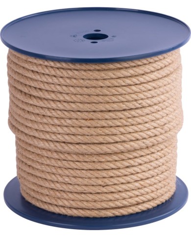 Lano Strend Pro Premium, jutové, prírodné, 12 mm, stáčané, L-100 m