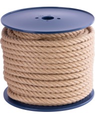 Lano Strend Pro Premium, jutové, prírodné, 16 mm, stáčané, L-50 m