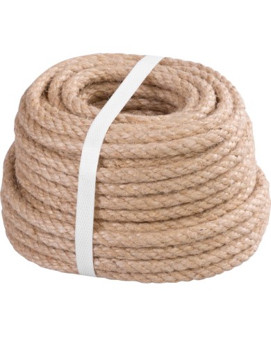 Lano Strend Pro Premium, jutové, prírodné, 8 mm, stáčané, L-20 m