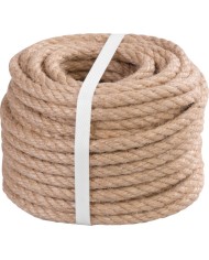 Lano Strend Pro Premium, jutové, prírodné, 10 mm, stáčané, L-20 m