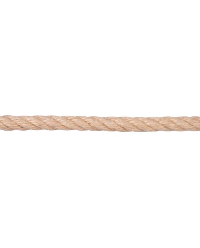Lano Strend Pro Premium, jutové, prírodné, 12 mm, stáčané, L-20 m