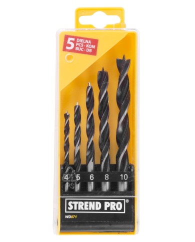 Sada vrtákov Strend Pro WD071, 5 dielna, 4-10 mm, Wood, do dreva