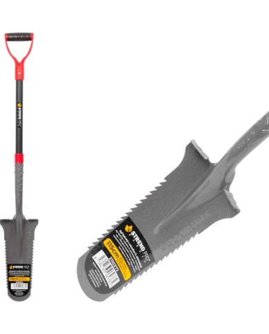 Rýľ Strend Pro Garden ErgoBULL, drenážny, so sklolaminátovou násadou D 1150 mm