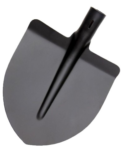 Lopata S510SL špicatá, čierna, bez násady, 265x270 mm