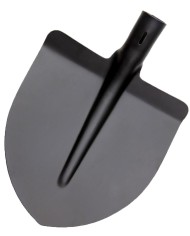 Lopata S510SL špicatá, čierna, bez násady, 265x270 mm