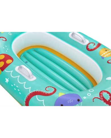Čln Bestway® 34009, Happy Crustacean, detský, nafukovací, 119x79 cm