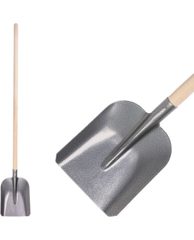 Lopata S504B.WH 7130 rovná, klasická, KomaXit, drevená násada